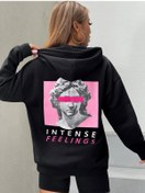 Resim GALASHOP Intense Feelings Tasarım Hoodie Kapşonlu 