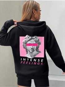 Resim GALASHOP Intense Feelings Tasarım Hoodie Kapşonlu 
