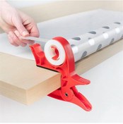 Resim Yuntech01 Kırmızı Masaüstü Paketleme Aracı - Kağıt Sabitleyici, Bant Dağıtıcı Ve Kesici - Dayanıklı Abs Malzeme - 1 Adet Rastgele Yön 