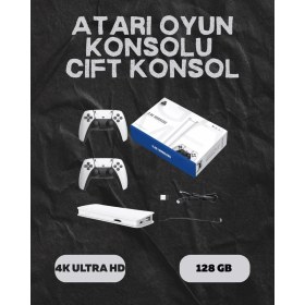 Resim M15 Retro Konsol – 20.000 Oyunlu, Çift Gamepadli, 4K HDMI 