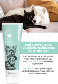 Resim matt Kedi Tüy Güçlendirici Malt Vita Coat Paste 