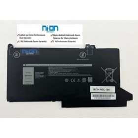 Resim NION Dell Latitude 5300 2-IN-1 Chromebook ENTERPRISE uyumlu Notebook Batarya - Pil 