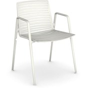 Resim Zebra White Alüminyum Bahçe Sandalyesi 