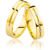 Resim Harem Altın Sarı Altın Alyans 1902-2 