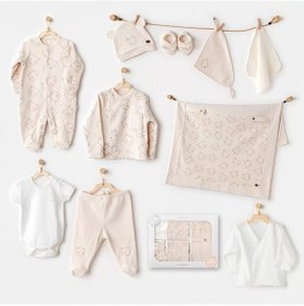 Resim Melonika Bear Time 10'lu Hastane Çıkışı Light Beige Çok Renkli 