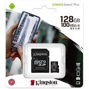 Resim 128GB MICRO SD SELECT PLUS KINGSTON SDCS2/128GB 