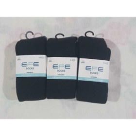 Resim Efe 3 adet Socks (Erkek-Kız) Çocuk Dikişsiz Havlu Kışlık ( Kulotlu -kilotlu -külotlu) Çorap 3lü 