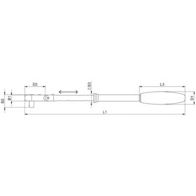 Resim Würth Mafsallı Teleskobik Cırcır 1/2"294-432mm 
