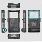 Resim Samsung S24 Ultra/s23 Ultra/iphone15 İçin Kılıf Su Altı Kabuğu Evrensel Dalış Kabuğu Fotoğraf Geniş Uyumluluk 