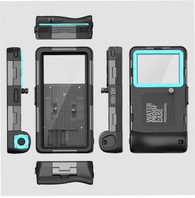 Resim Samsung S24 Ultra/s23 Ultra/iphone15 İçin Kılıf Su Altı Kabuğu Evrensel Dalış Kabuğu Fotoğraf Geniş Uyumluluk 
