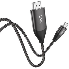 Resim Hoco Ua16 Type-C To Hdmı 4K 30Hz Ses Ve Görüntü Aktarma Kablosu (552043720) 