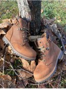 Resim Lento Hakiki Deri Outdoor-trekking Bot Kahverengi 