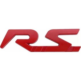Resim Rs Kırmızı Bagaj Yazısı 3m 3d Abs Renault Alpine 