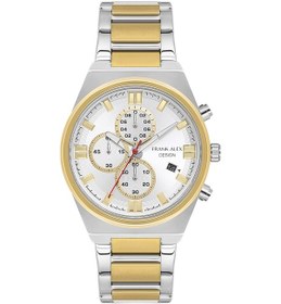 Resim Frank Alex Gümüş Gold Çelik Kordon Erkek Kol Saati L-07253m.06 Gümüş 