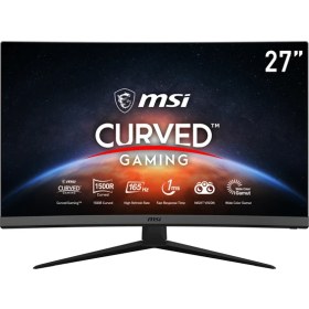 Resim MSI OPTIX G27C7 27" 165Hz 1ms (HDMI+Display) Freesync Premium Full HD Curved Oyuncu Monitör 