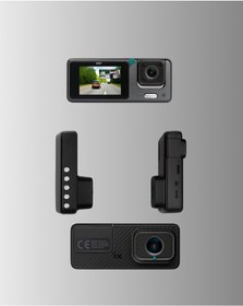 Resim Araç İçi Güvenlik Kamerası 3 Kanallı 24 Saat Park Kaydı Destekli 