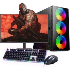 Resim INTEL i3 13100F 16GB 240SSD 1TB HDD 6GB GTX 1660S 24" Mon. (Gaming SET) Rogame