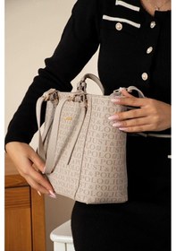 Resim Just Polo Kadın Büyük Boy Lüks El Çantası Ebat : 24 X 27 Cm Shopper Taş 