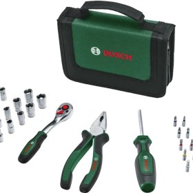 Resim BOSCH 26 Parça Taşınabilir El Alet Seti Yüksek Kaliteli Malzemelerle Ergonomik Tasarım 1.600.A02.BY2 