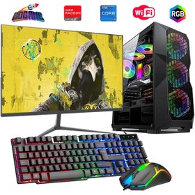Resim I5 14400F 32GB DDR4 1TB M2 8GB RX580 24\ Mon. Oyun Bilgisayarı 
