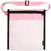 Resim Suntek Örgü Plaj Kumu Oyuncak Kılıfı Depolama Kabuğu Pembe 25.5x23.5cm Pembe 