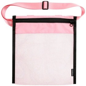 Resim Suntek Örgü Plaj Kumu Oyuncak Kılıfı Depolama Kabuğu Pembe 25.5x23.5cm Pembe 