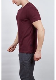 Resim Alpinist Albino Basic T-Shirt Vişne 