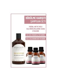 Resim Concept Beauty Dökülme Karşıtı Şampuan 240 ML + Hair Loss Shot 3 x 20 ML 