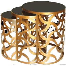 Resim Zigon Zlf Sehpa Cnc Rüzgar Gülü Model Metal Gold Renk Siyah Düz C 