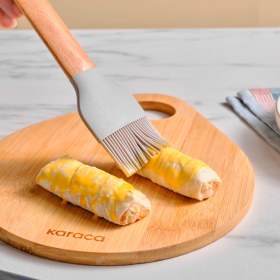 Resim Karaca x Refika Ahşap Saplı Silikon Fırça 24,6 cm 