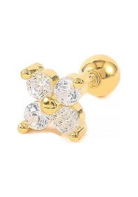 Resim Yonca Piercing 717132 Gold 