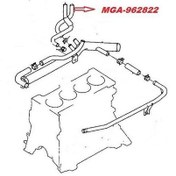 Resim Mga-962822 - Hortum Su Baglantı- Hyundaı: Accent 95 00 