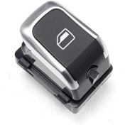 Resim Audi A1 2015 - 2018 Arka Cam Açma Düğmesi Krom Nikelajlı İthal Marka 4H0959855A 