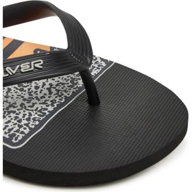 Resim Quiksilver Java Art Sl Siyah Erkek Sandalet Düz Topuklu Hafif Yapı ile Yaz İçin İdeal Seçim 