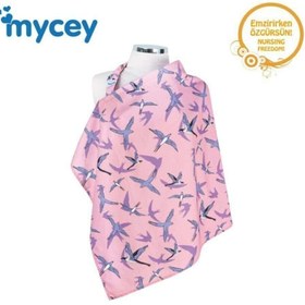 Resim Mycey Emzirme Önlüğü Desenli Bluezone 