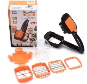 Resim Egonex-Nicer Dicer Quick 5 In 1 Pratik Hazneli Sebze Meyve Doğrayıcı 