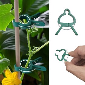 Resim 50/30/10 adet Ayarlanabilir Bitki Klipleri - Yeniden Kullanılabilir Bahçe Desteği Çiçekler, Asma, Sebzeler ve Domatesler için - Dayanıklı Plastik, Temel Bahçe Aletleri 