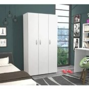 Resim Haus Modüler 3 Kapılı Gardırop-Beyaz 