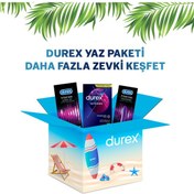 Resim Durex Yaz Paketi Intense Prezervatif + Vibe Bullet Titreşimli Vibratör + Intense Uyarıcı Jel 10 ML 