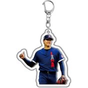 Resim Jump Rabbit Beyzbol Oyuncusu Akrilik Anahtarlık Shohei Otani Kolye Karakter Çevre (Yurt Dışından) 