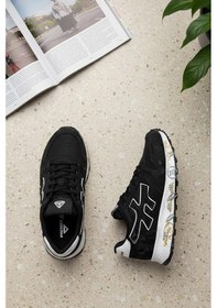 Resim Mc Jamper 2444 Erkek Klasik Sneaker Siyah - Beyaz Siyah - Beyaz 