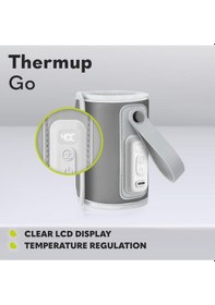 Resim Lionelo Thermup Go Taşınabilir Biberon Isıtıcısı Usb Şarj 24 Saat Isı Koruma Biberon Isıtıcı ve Sterilizatör 