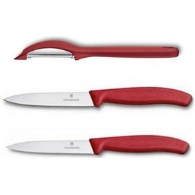 Resim Soyacak Ve Soyma Bıçak Seti 10 Cm Red 