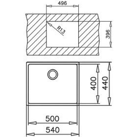 Resim Teka Linea 50.40 Paslanmaz Tezgahaltı Çelik Eviye Ve Ark 938 Krom Spiralli Batarya Set 