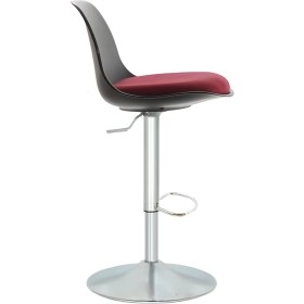 Resim Boombar Nadya Bar Sandalyesi - Bordo Deri - 9537S0102 