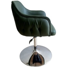 Resim Tepsi Ayaklı Bekleme Koltuğu Kapitone Desenli Suni Deri Döküm S 