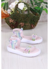 Resim Fort 35574 Rüya Anatomik Rahat Kız Çocuk Sandalet Pembe 