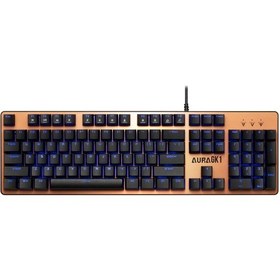 Resim Gamdıas Aura Gk1, Usb Kablolu, İngilizce, Rainbow Backlight, Red Mekanik Switch, Bronz Edition, Gaming Klavye 12934554 