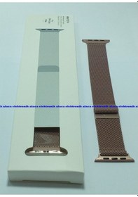 Resim Apple Uyumlu Watch 42Mm Celik Orme Kordon Rose Gold 