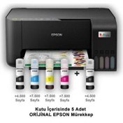 Resim EPSON EcoTank L3210 Yazıcı+Tarayıcı+Fotokopi Tanklı Yazıcı 
